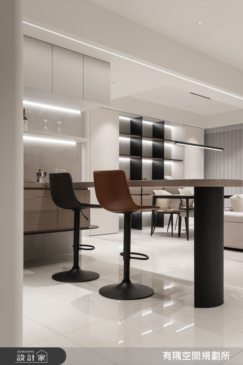 39坪新成屋(5年以下)＿現代風餐廳吧檯案例圖片＿有隅空間規劃所＿有隅_35.Fun宅之9