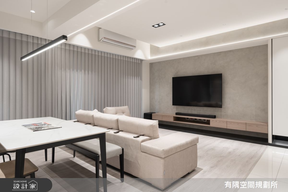 39坪新成屋(5年以下)＿現代風客廳書房案例圖片＿有隅空間規劃所＿有隅_35.Fun宅之17