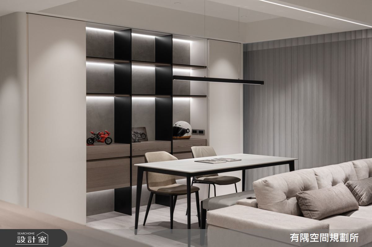 39坪新成屋(5年以下)＿現代風客廳書房案例圖片＿有隅空間規劃所＿有隅_35.Fun宅之21