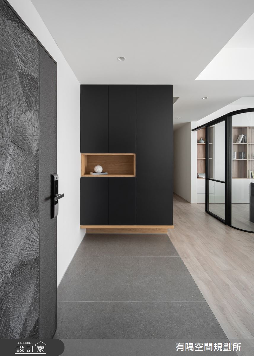 60坪老屋(16~30年)＿現代美式風玄關案例圖片＿有隅空間規劃所＿有隅_36.Andy's home之2