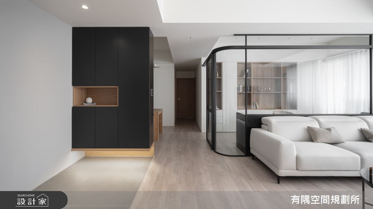 60坪老屋(16~30年)＿現代美式風玄關客廳書房案例圖片＿有隅空間規劃所＿有隅_36.Andy's home之4