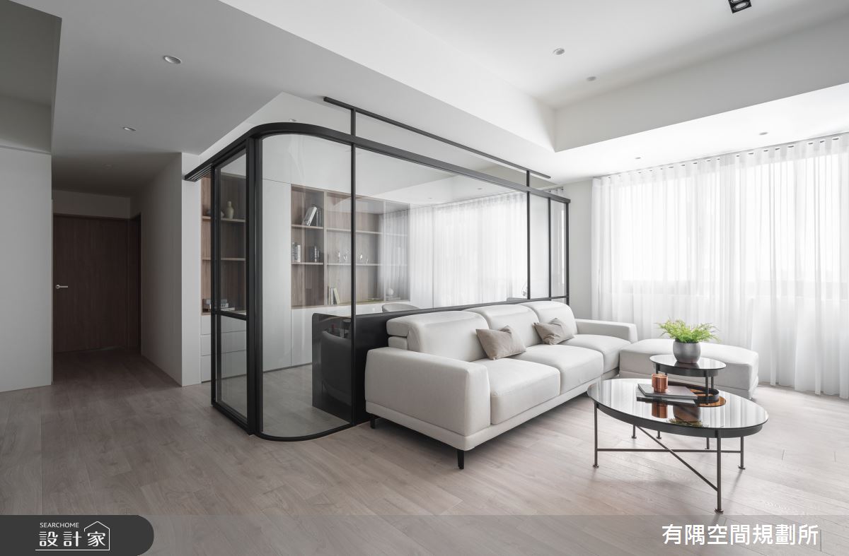 60坪老屋(16~30年)＿現代美式風客廳書房案例圖片＿有隅空間規劃所＿有隅_36.Andy's home之6