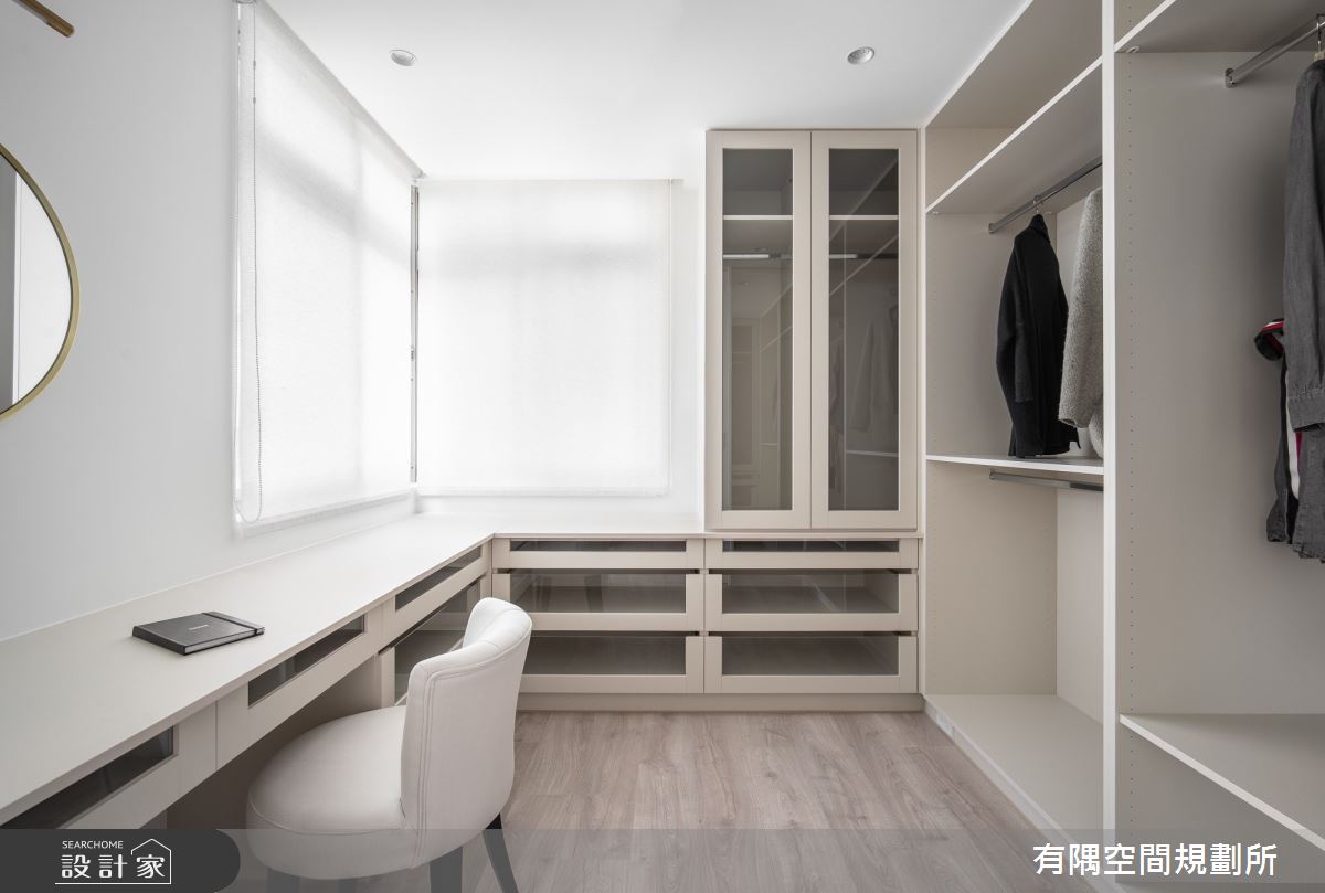 60坪老屋(16~30年)＿現代美式風更衣間案例圖片＿有隅空間規劃所＿有隅_36.Andy's home之27