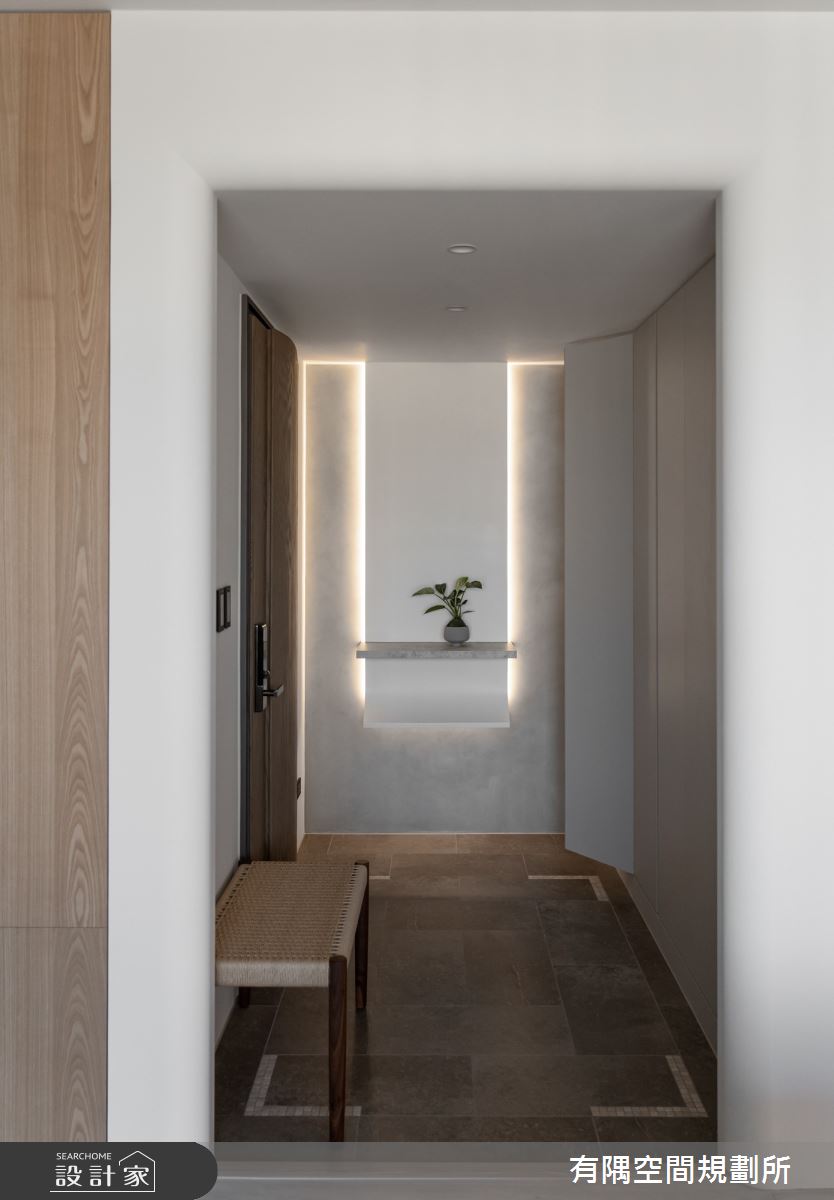 45坪新成屋(5年以下)＿北歐風玄關案例圖片＿有隅空間規劃所＿有隅_37.連屋之3