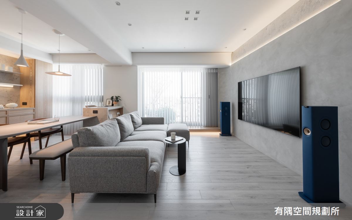 45坪新成屋(5年以下)＿北歐風客廳餐廳案例圖片＿有隅空間規劃所＿有隅_37.連屋之11