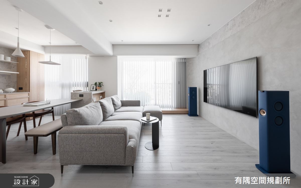 45坪新成屋(5年以下)＿北歐風客廳餐廳案例圖片＿有隅空間規劃所＿有隅_37.連屋之10
