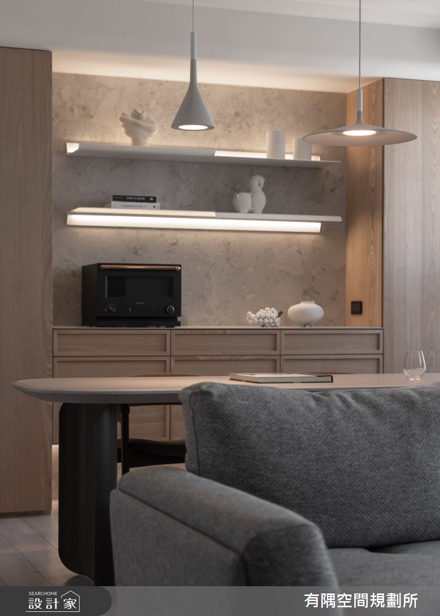 45坪新成屋(5年以下)＿北歐風客廳餐廳案例圖片＿有隅空間規劃所＿有隅_37.連屋之16