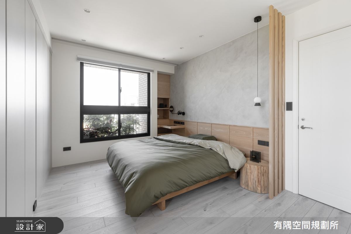 45坪新成屋(5年以下)＿北歐風臥室案例圖片＿有隅空間規劃所＿有隅_37.連屋之29