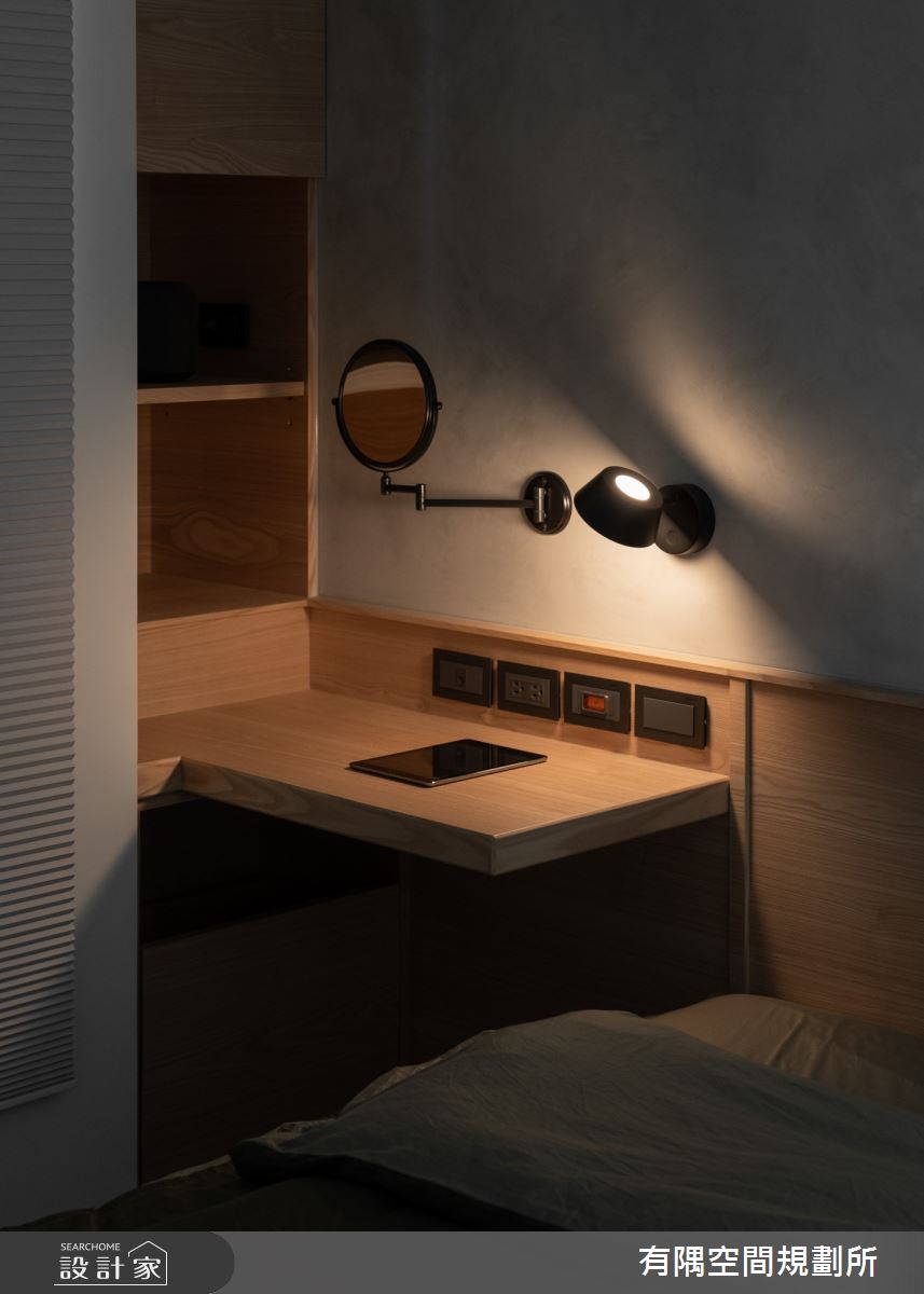 45坪新成屋(5年以下)＿北歐風臥室案例圖片＿有隅空間規劃所＿有隅_37.連屋之32