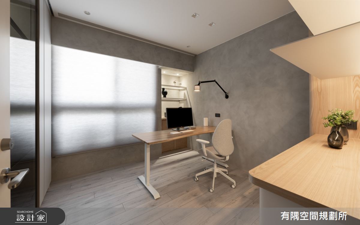 45坪新成屋(5年以下)＿北歐風書房案例圖片＿有隅空間規劃所＿有隅_37.連屋之35