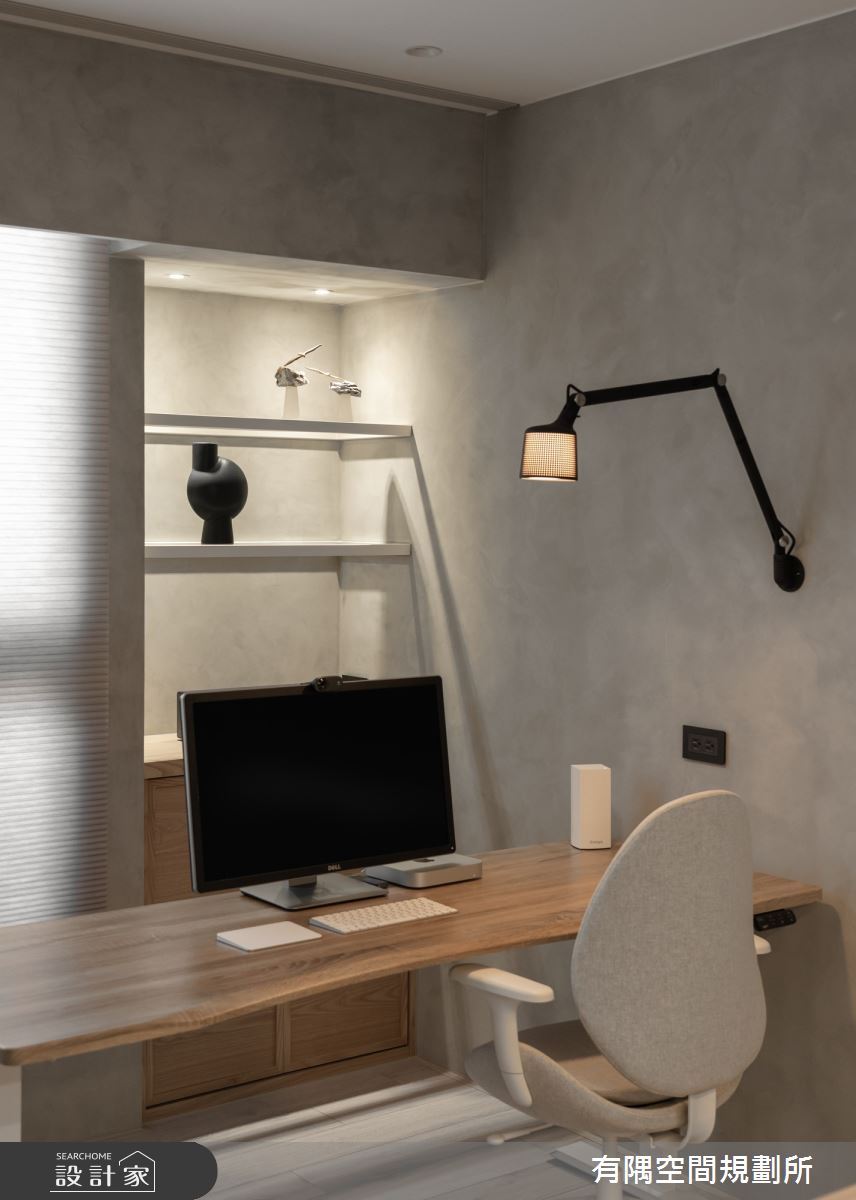 45坪新成屋(5年以下)＿北歐風書房案例圖片＿有隅空間規劃所＿有隅_37.連屋之40