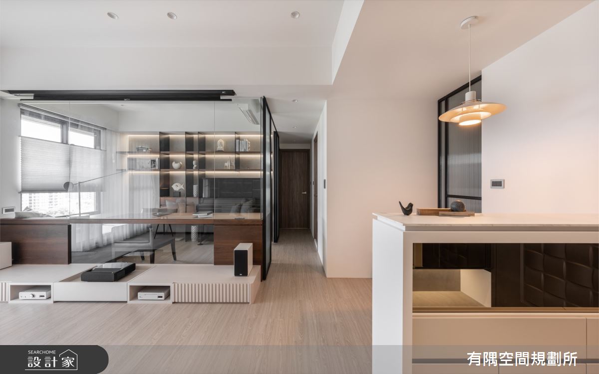 29坪預售屋＿現代風客廳餐廳吧檯書房案例圖片＿有隅空間規劃所＿有隅_38.Mr. Liu Home之5