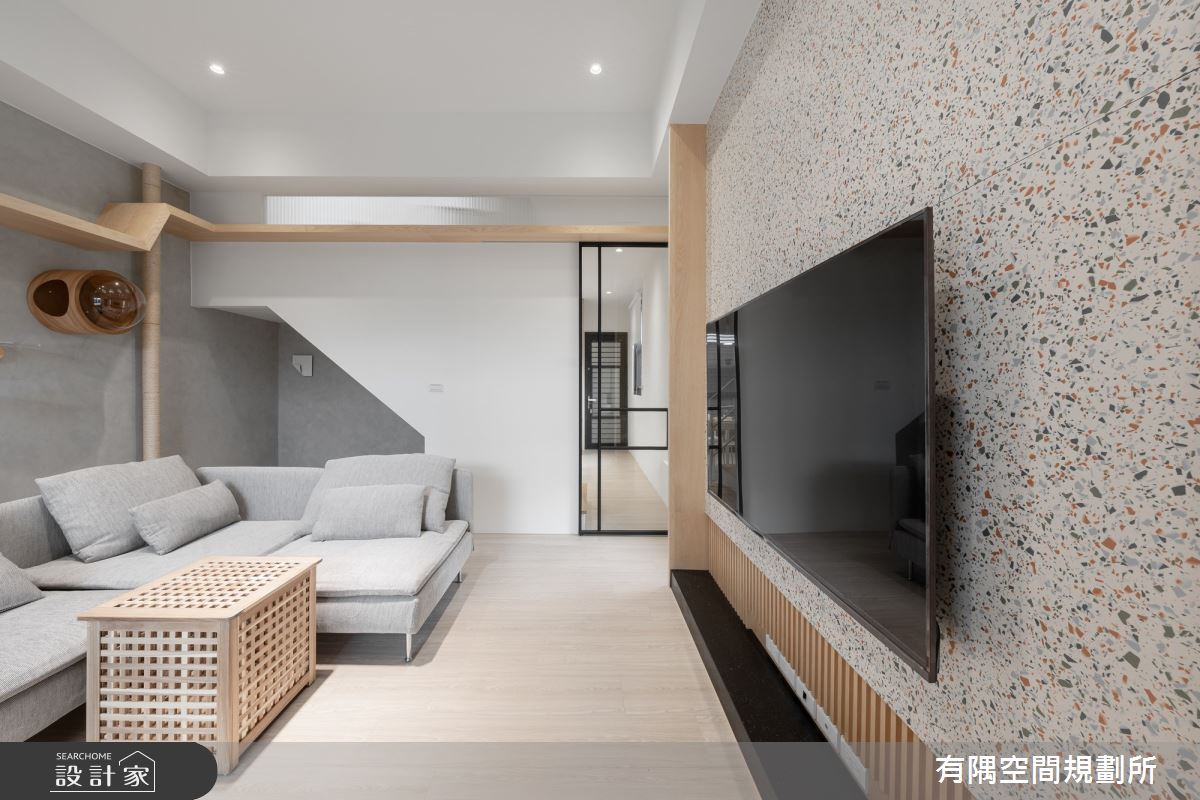 54坪老屋(31~40年)＿日式無印風客廳寵物案例圖片＿有隅空間規劃所＿有隅_40.Knock² 貓宅之3