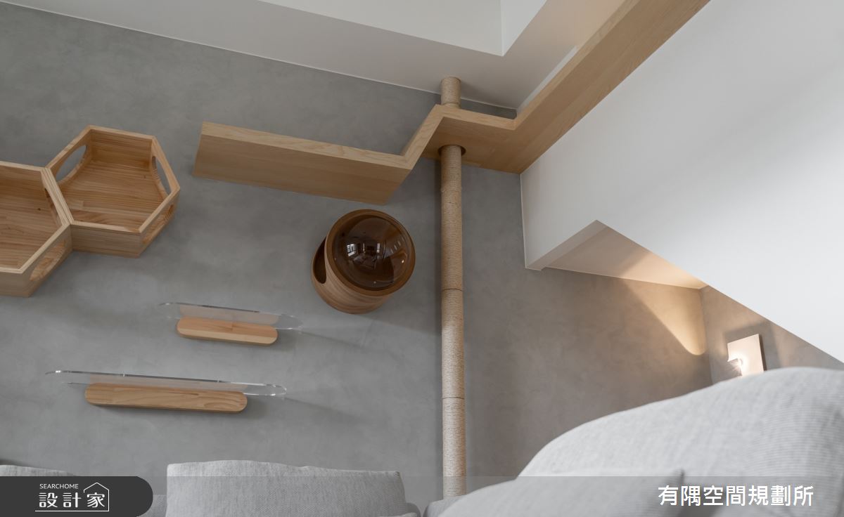 54坪老屋(31~40年)＿日式無印風客廳寵物案例圖片＿有隅空間規劃所＿有隅_40.Knock² 貓宅之6