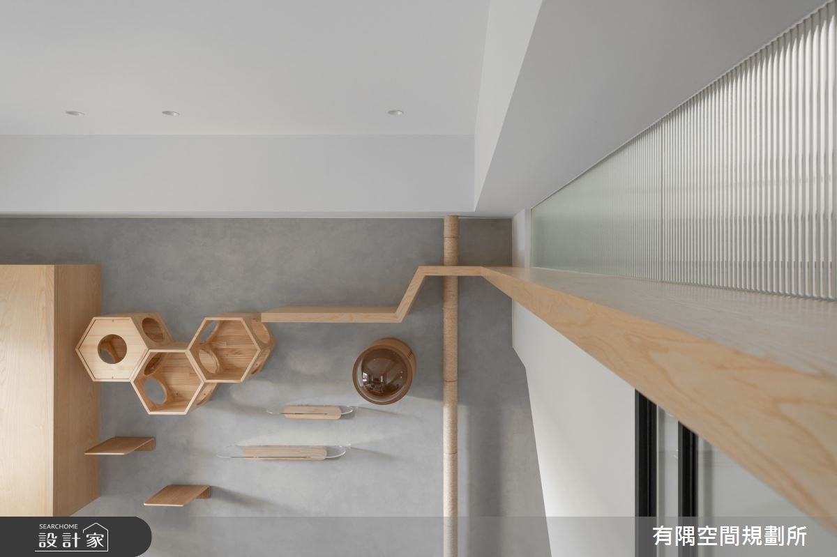 54坪老屋(31~40年)＿日式無印風客廳寵物案例圖片＿有隅空間規劃所＿有隅_40.Knock² 貓宅之7