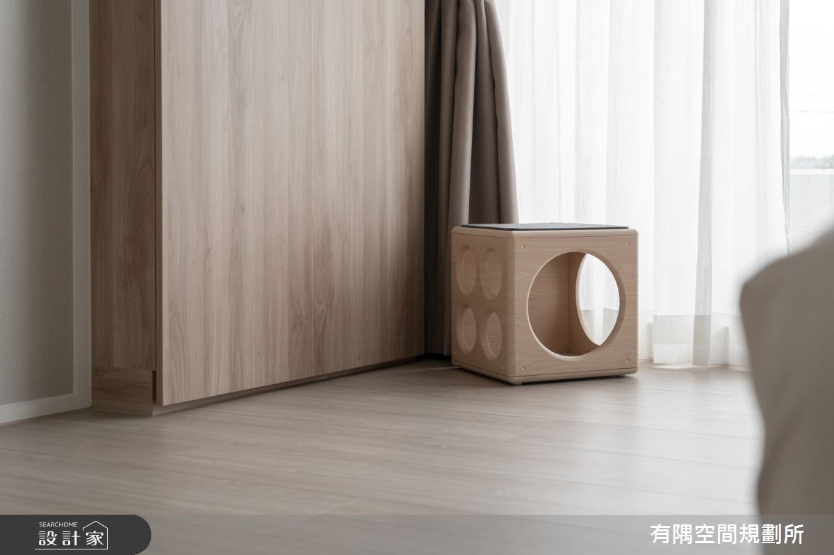 54坪老屋(31~40年)＿日式無印風臥室案例圖片＿有隅空間規劃所＿有隅_40.Knock² 貓宅之33