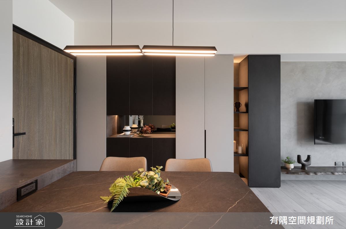 38坪新成屋(5年以下)＿現代風玄關餐廳案例圖片＿有隅空間規劃所＿有隅_41.CH Home之5