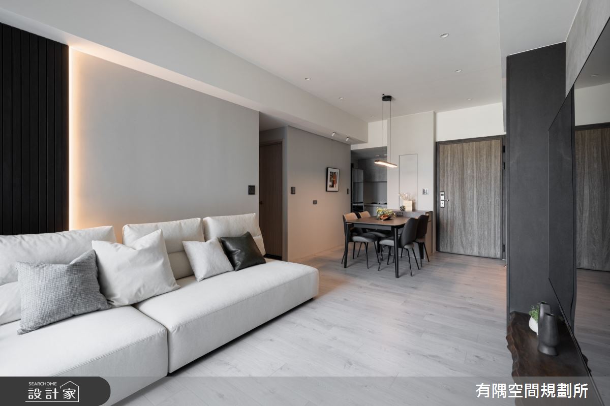 38坪新成屋(5年以下)＿現代風玄關客廳餐廳案例圖片＿有隅空間規劃所＿有隅_41.CH Home之13
