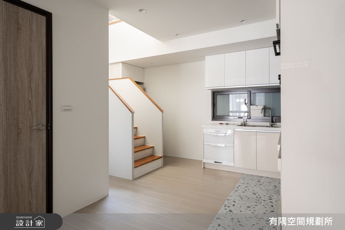 43坪老屋(31~40年)＿北歐風廚房樓梯案例圖片＿有隅空間規劃所＿有隅_44.Peng宅之11