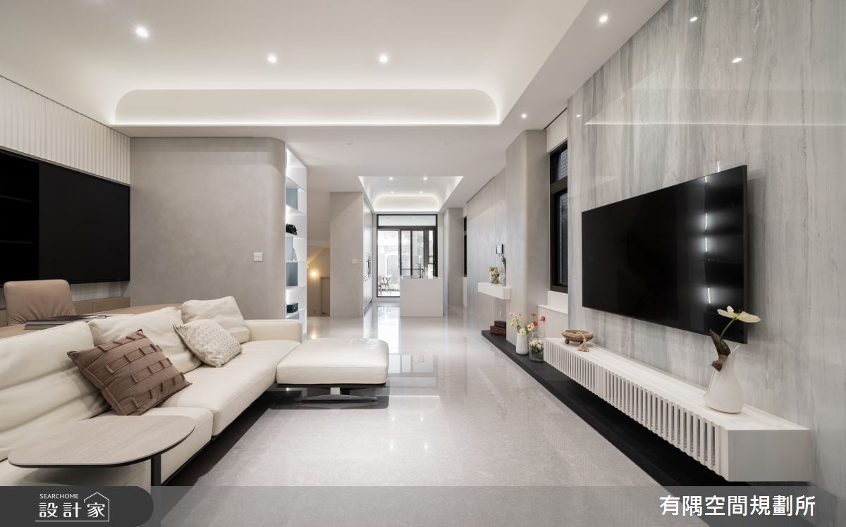 108坪新古屋(10年以下)＿現代風客廳案例圖片＿有隅空間規劃所＿有隅_46.Mooring之3