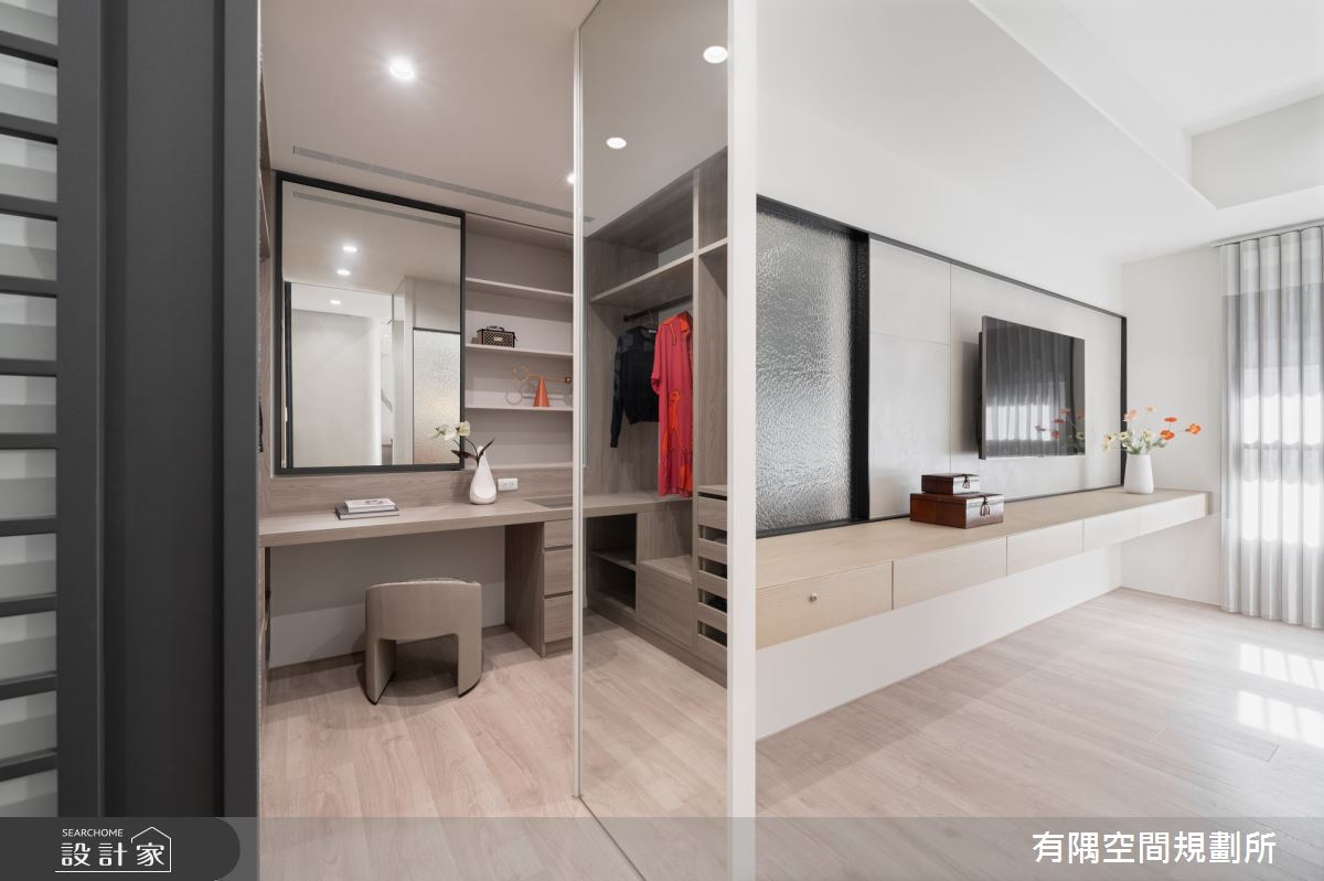 108坪新古屋(10年以下)＿現代風臥室更衣間案例圖片＿有隅空間規劃所＿有隅_46.Mooring之26