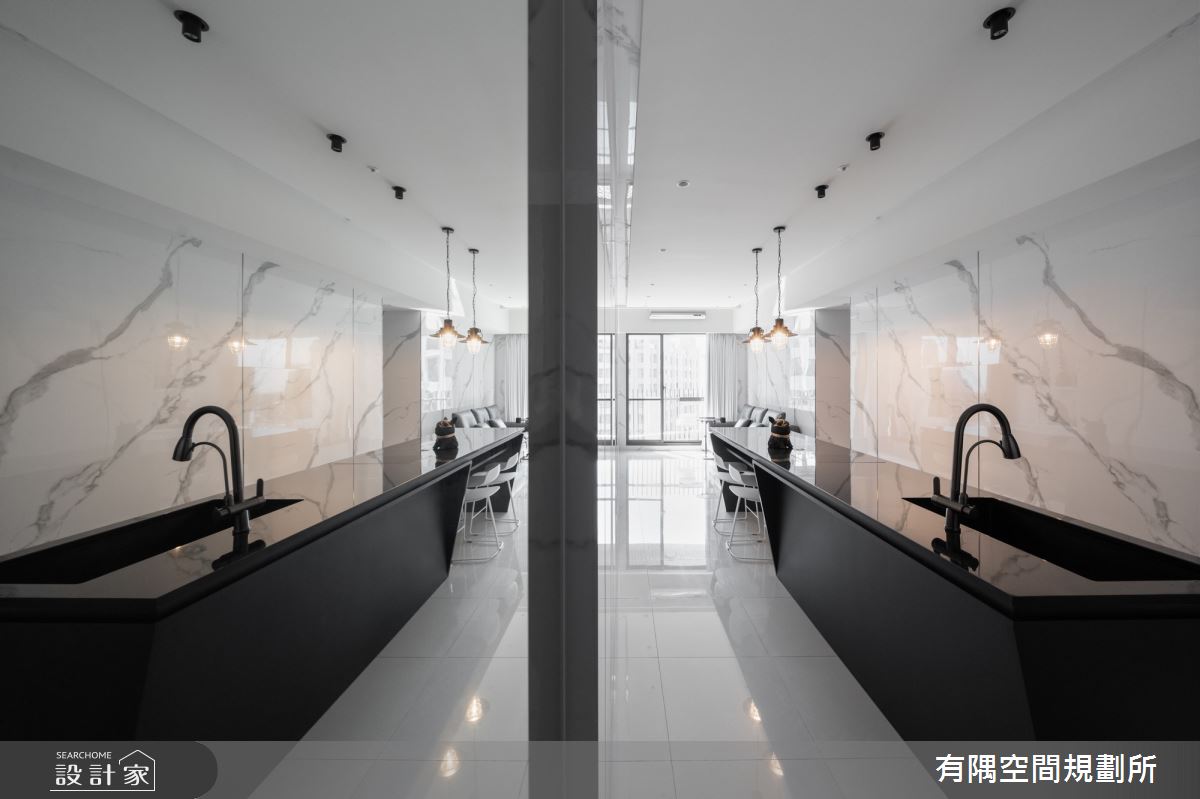 37坪預售屋＿現代風餐廳中島案例圖片＿有隅空間規劃所＿有隅_45.KAWA之1