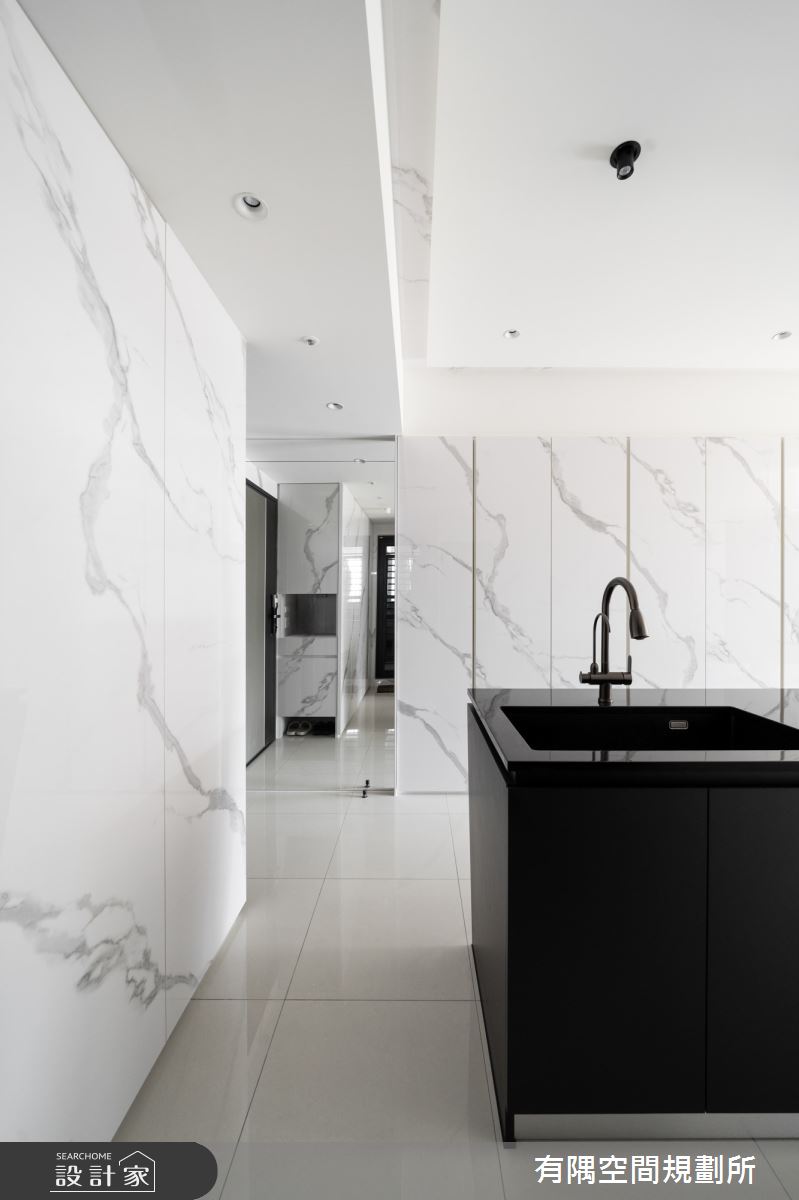 37坪預售屋＿現代風餐廳中島案例圖片＿有隅空間規劃所＿有隅_45.KAWA之7