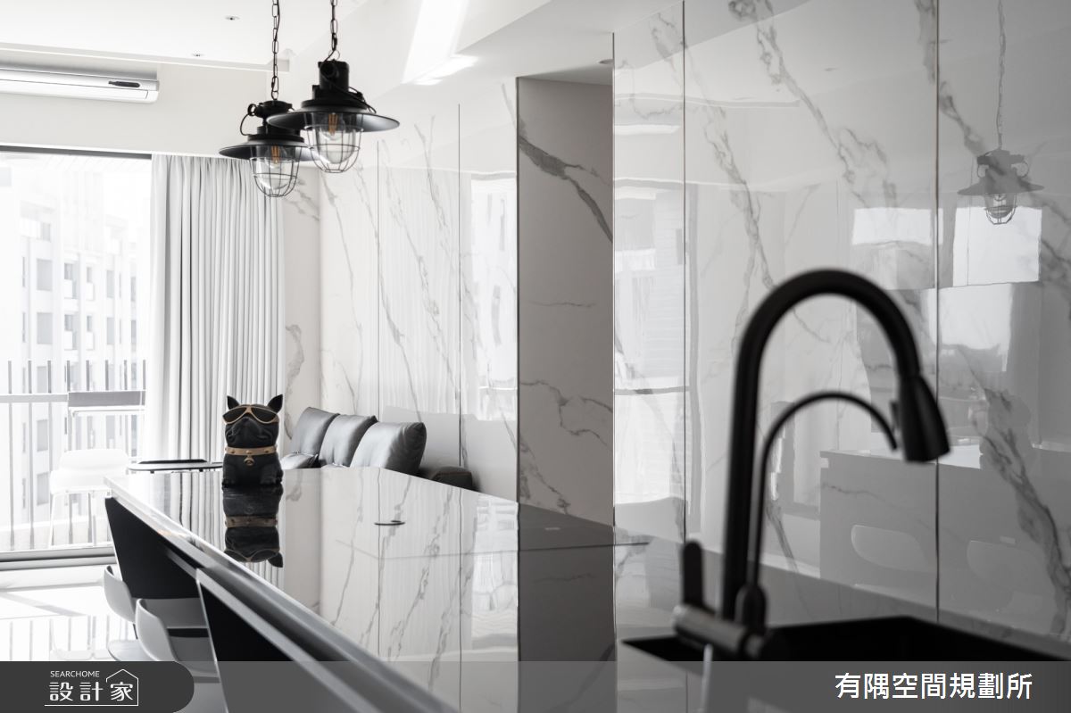 37坪預售屋＿現代風餐廳中島案例圖片＿有隅空間規劃所＿有隅_45.KAWA之3