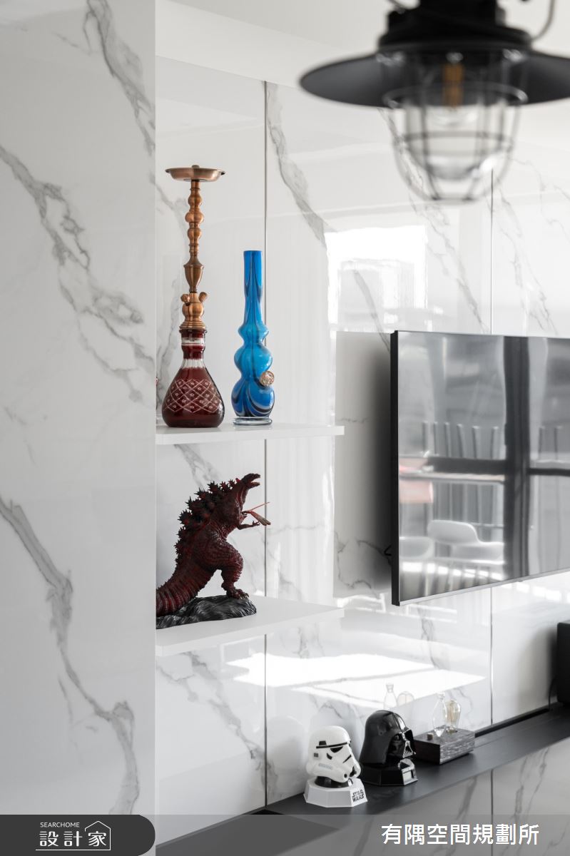 37坪預售屋＿現代風客廳案例圖片＿有隅空間規劃所＿有隅_45.KAWA之11