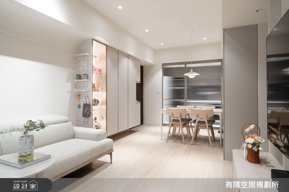 37坪新成屋(5年以下)＿現代風玄關客廳餐廳案例圖片＿有隅空間規劃所＿有隅_47.夢藝之4