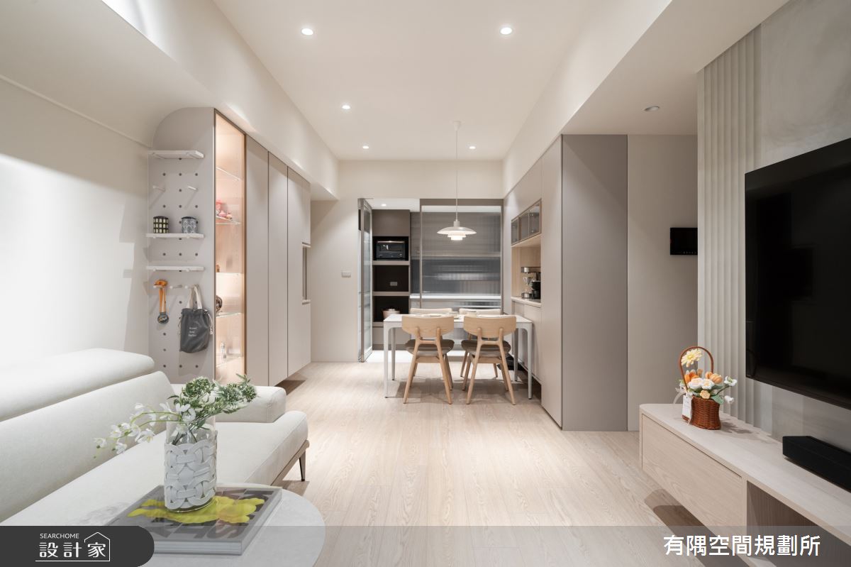 37坪新成屋(5年以下)＿現代風客廳餐廳案例圖片＿有隅空間規劃所＿有隅_47.夢藝之7