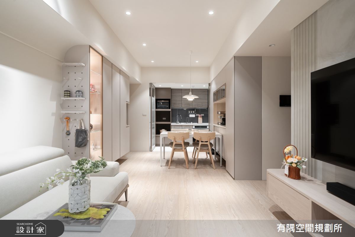 37坪新成屋(5年以下)＿現代風客廳餐廳廚房案例圖片＿有隅空間規劃所＿有隅_47.夢藝之8
