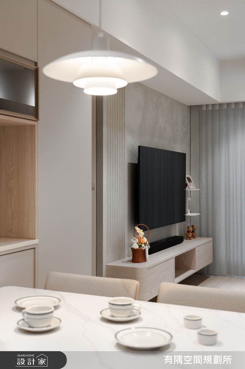 37坪新成屋(5年以下)＿現代風客廳餐廳案例圖片＿有隅空間規劃所＿有隅_47.夢藝之9