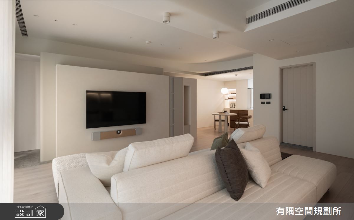 60坪中古屋(5~15年)＿侘寂風客廳餐廳案例圖片＿有隅空間規劃所＿有隅_51.日安之3