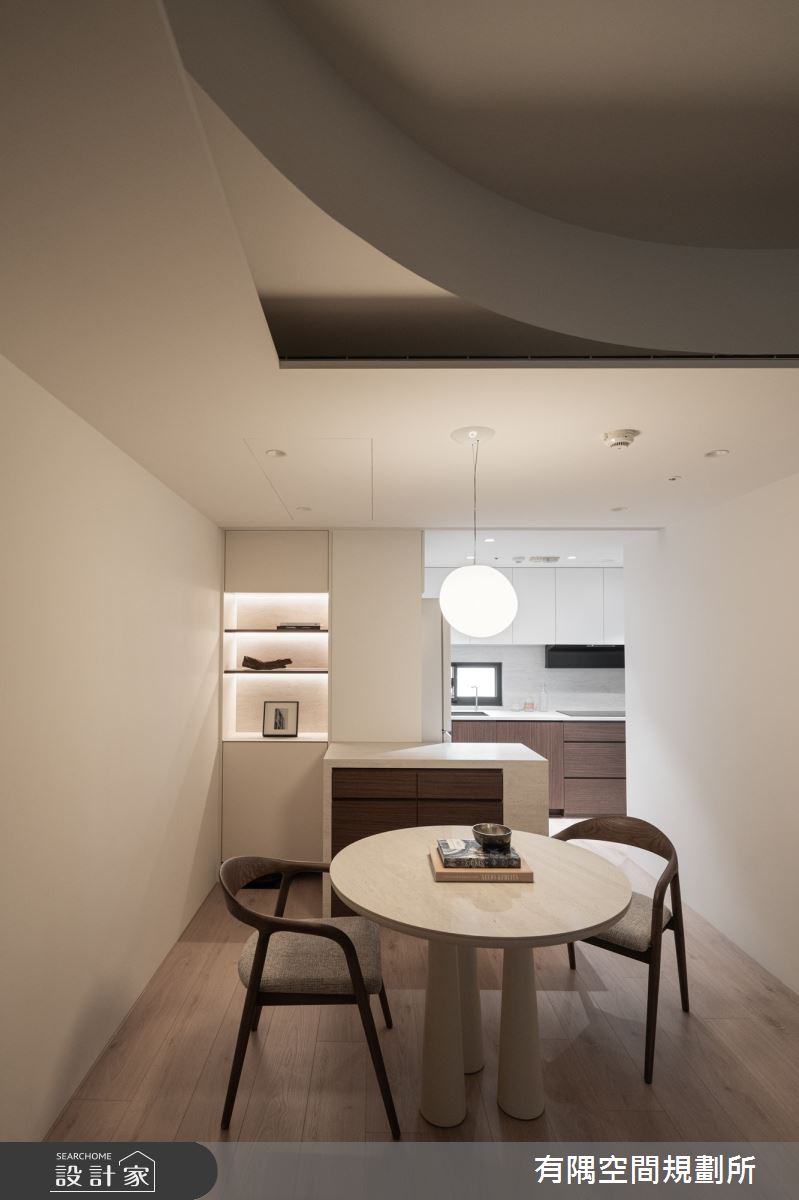 60坪中古屋(5~15年)＿侘寂風餐廳廚房中島案例圖片＿有隅空間規劃所＿有隅_51.日安之24