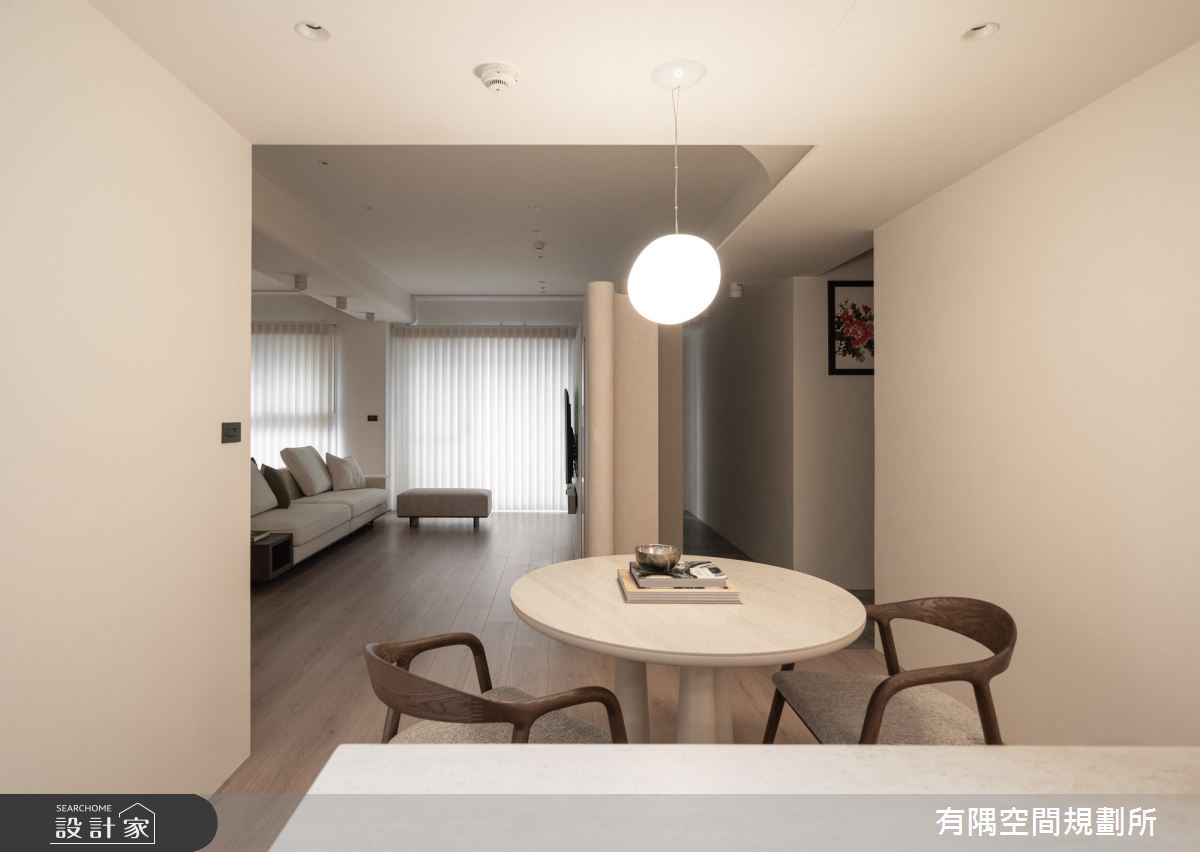 60坪中古屋(5~15年)＿侘寂風客廳餐廳案例圖片＿有隅空間規劃所＿有隅_51.日安之20