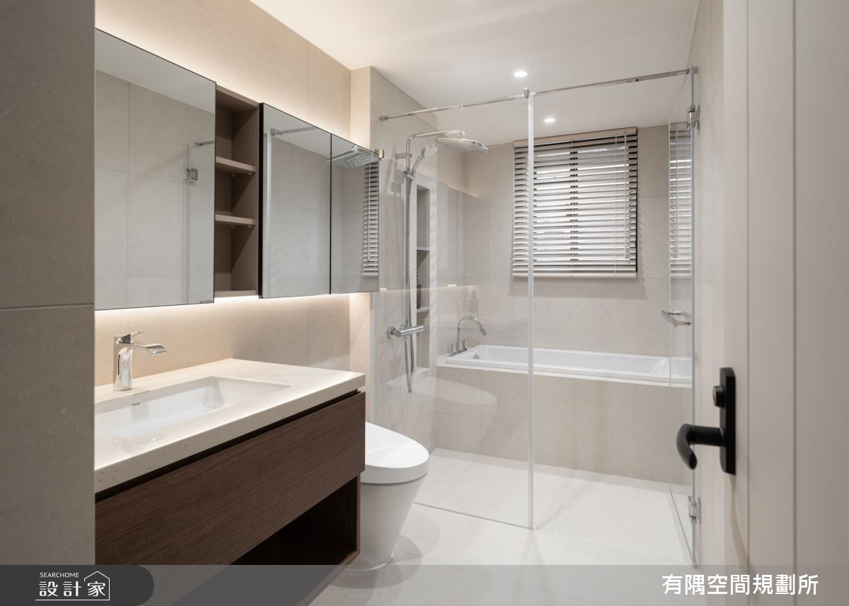 60坪中古屋(5~15年)＿侘寂風浴室案例圖片＿有隅空間規劃所＿有隅_51.日安之45