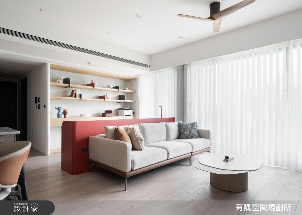 47坪預售屋＿混搭風客廳書房案例圖片＿有隅空間規劃所＿有隅_54.Plus之13