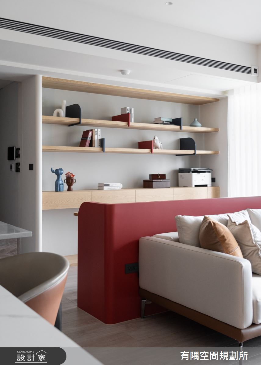 47坪預售屋＿混搭風客廳書房案例圖片＿有隅空間規劃所＿有隅_54.Plus之21