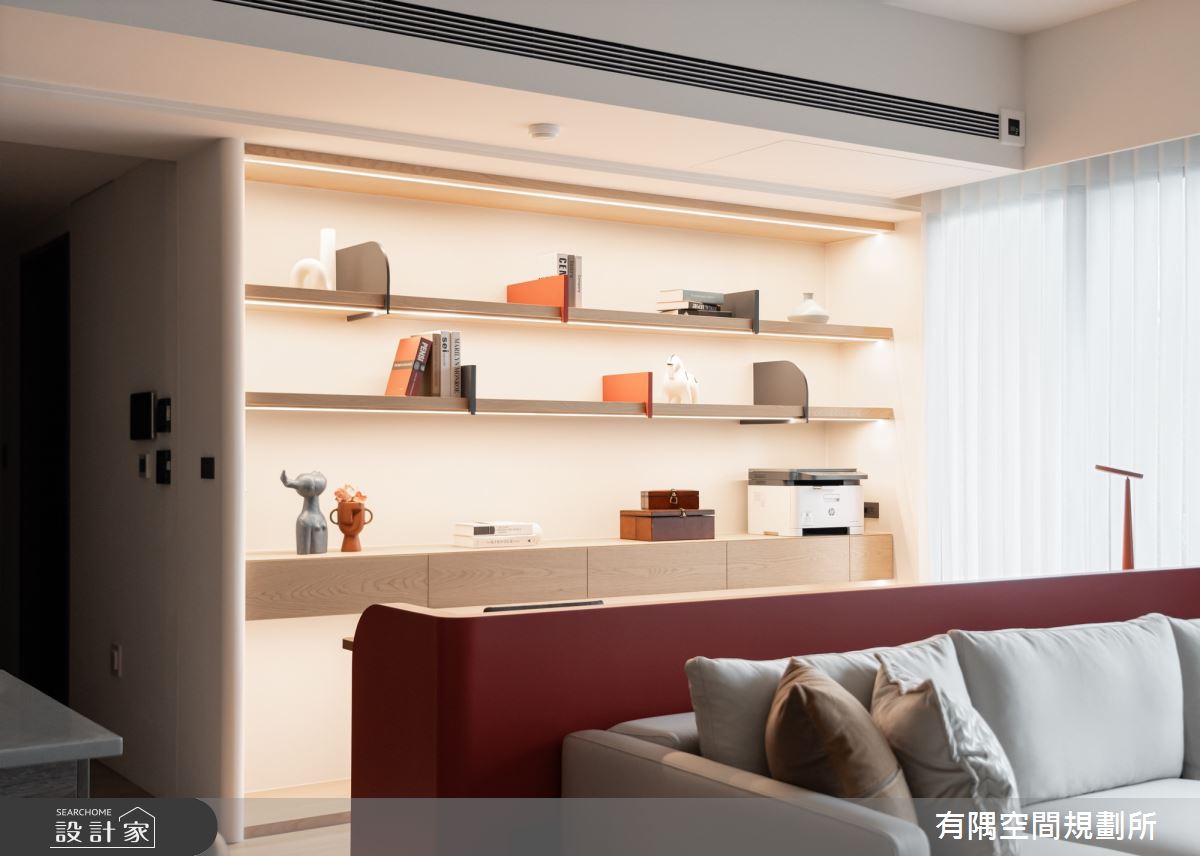 47坪預售屋＿混搭風客廳書房案例圖片＿有隅空間規劃所＿有隅_54.Plus之19