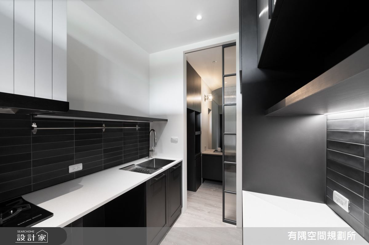 45坪新古屋(10年以下)＿現代風廚房案例圖片＿有隅空間規劃所＿有隅_55.日光樹之16
