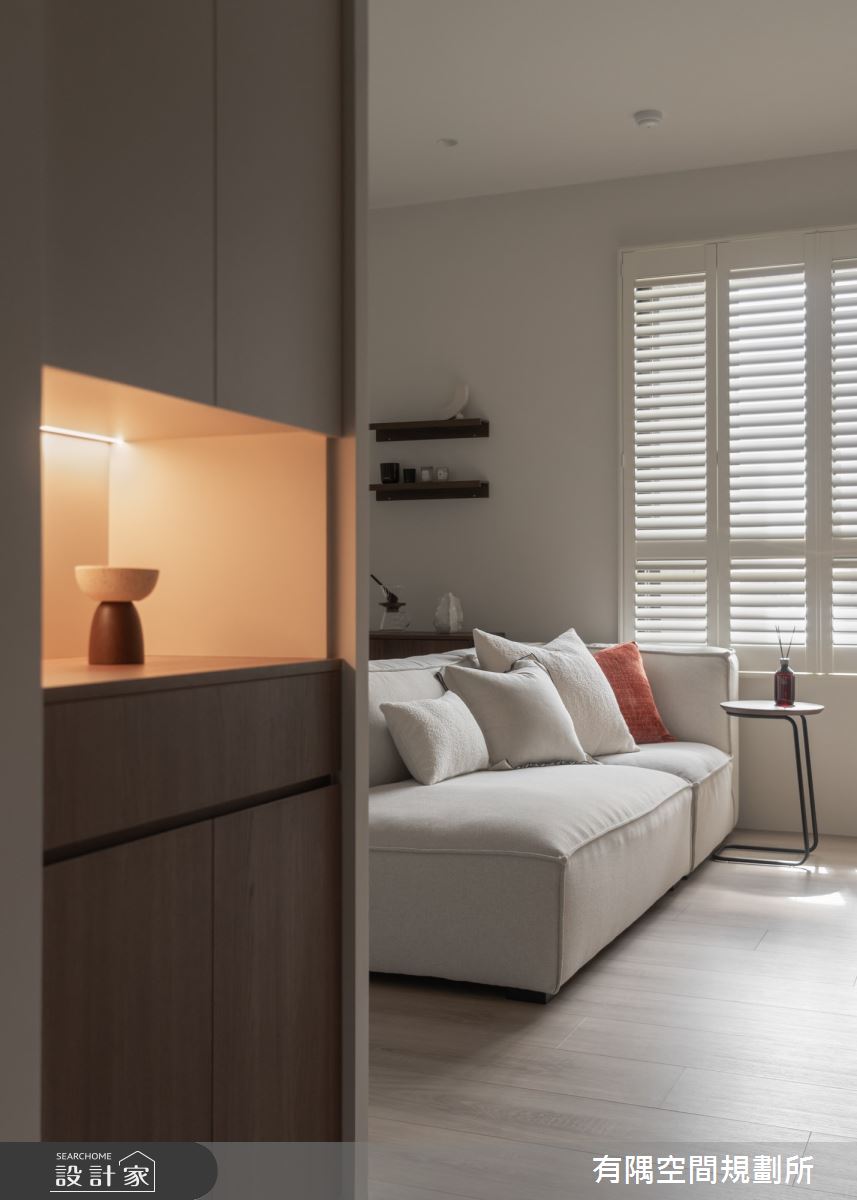 25坪新成屋(5年以下)＿簡約風玄關客廳案例圖片＿有隅空間規劃所＿有隅_60.Poetry之10