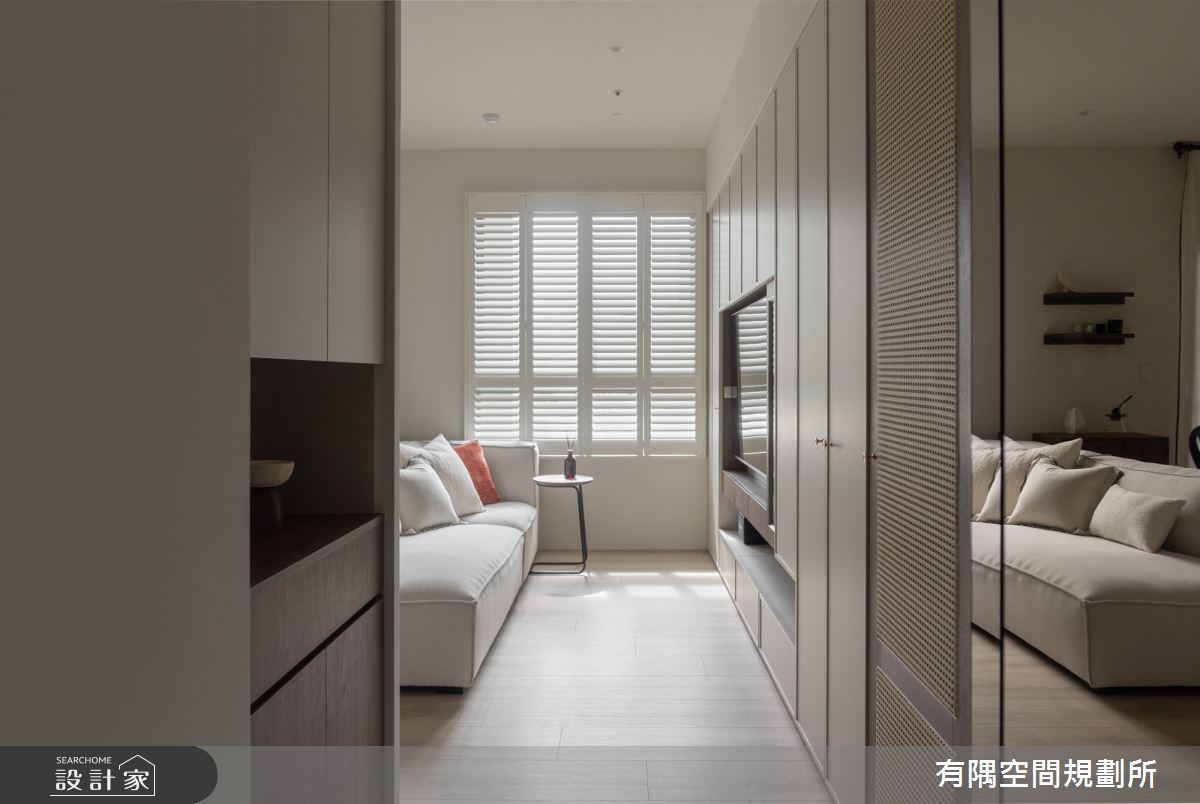 25坪新成屋(5年以下)＿簡約風玄關客廳案例圖片＿有隅空間規劃所＿有隅_60.Poetry之11