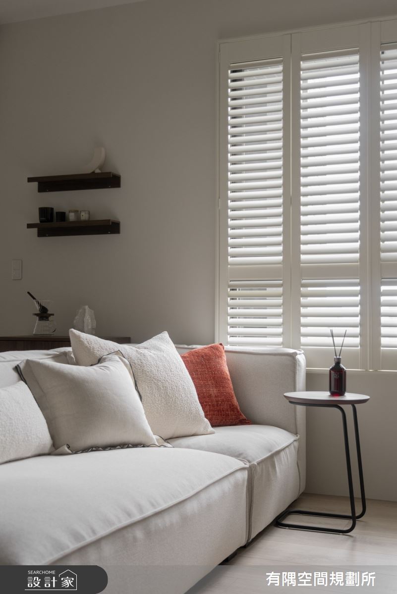 25坪新成屋(5年以下)＿簡約風客廳案例圖片＿有隅空間規劃所＿有隅_60.Poetry之17