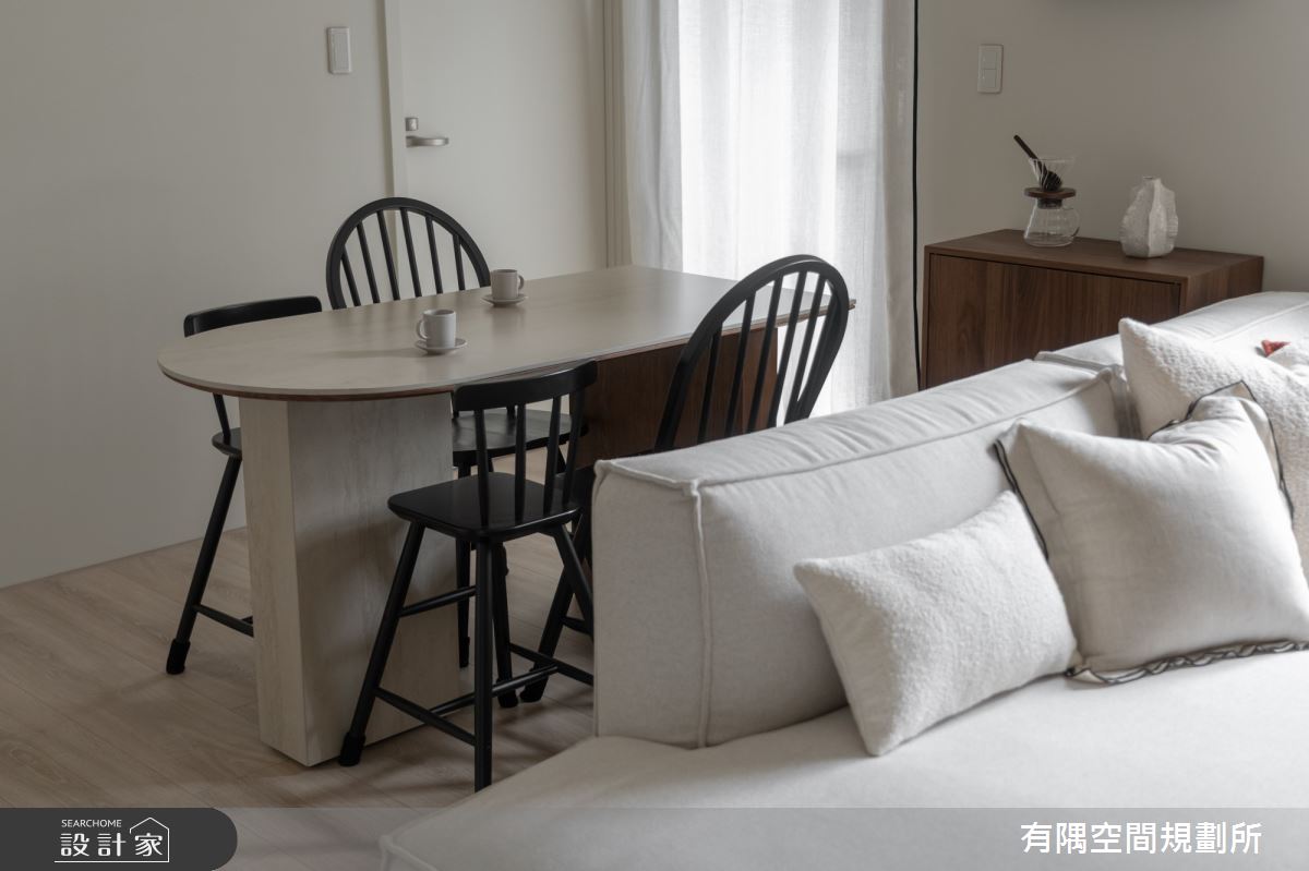 25坪新成屋(5年以下)＿簡約風客廳餐廳案例圖片＿有隅空間規劃所＿有隅_60.Poetry之8