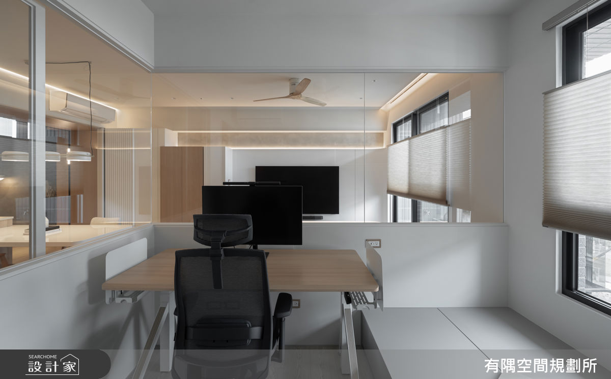 23坪新成屋(5年以下)＿現代風書房工作區臥榻案例圖片＿有隅空間規劃所＿有隅_61.寬心之19