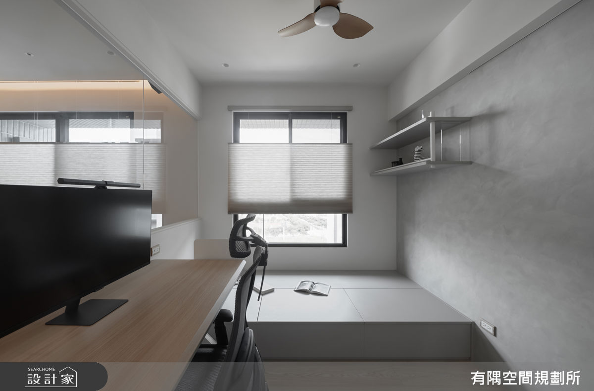 23坪新成屋(5年以下)＿現代風書房工作區臥榻案例圖片＿有隅空間規劃所＿有隅_61.寬心之20