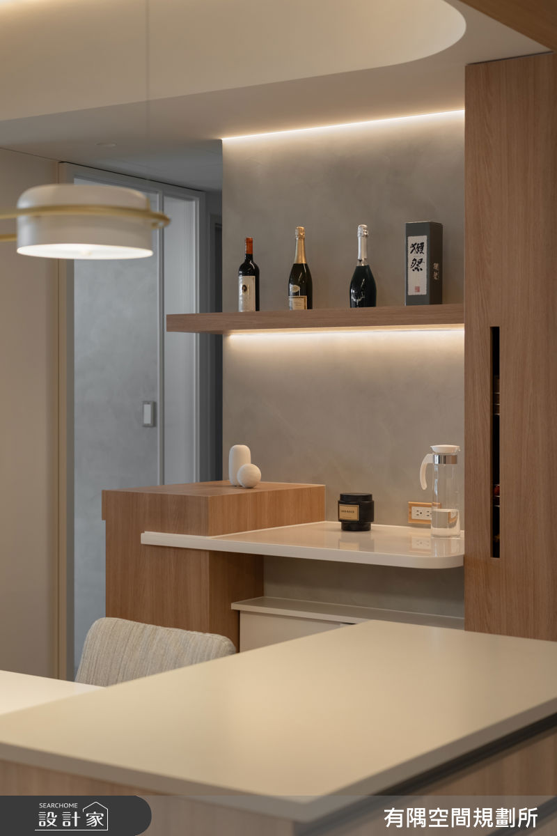 23坪新成屋(5年以下)＿現代風餐廳中島案例圖片＿有隅空間規劃所＿有隅_61.寬心之15