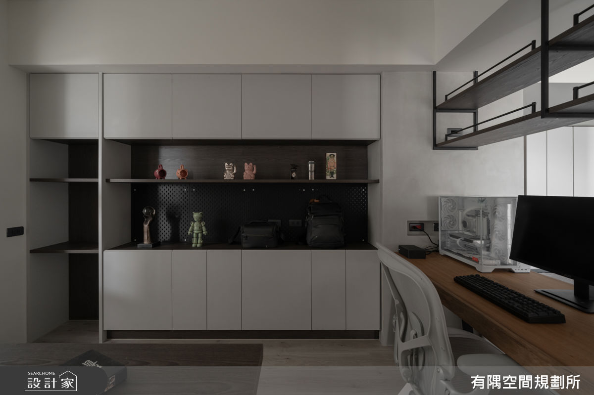 30坪新成屋(5年以下)＿工業風書房案例圖片＿有隅空間規劃所＿有隅_62.Herman之6