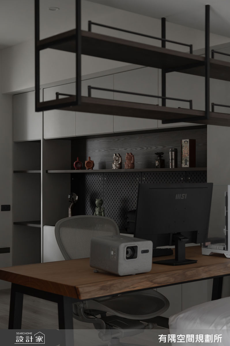 30坪新成屋(5年以下)＿工業風書房案例圖片＿有隅空間規劃所＿有隅_62.Herman之3